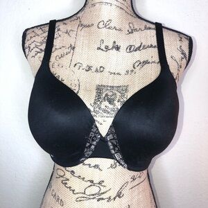 Victoria’s Secret Body by Victoria Adjustable Black & Tan Lace Bra Size 36DD
